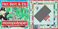 Monopoly spelbord 50 x 50 cm met doos